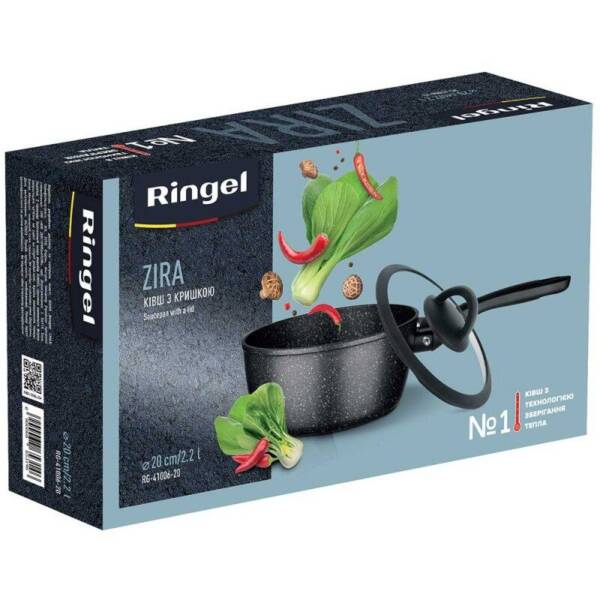 saucepot RINGEL Zira ківш з кришкою 16 см (1.2л)