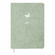 Щоденник датов. 2025 DOLCE, A5, м'ятний, штуч. шкіра/поролон
