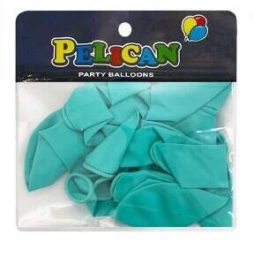 Латексні кульки 10"(25cm) пастель #020 тіффані, Pelican 10шт