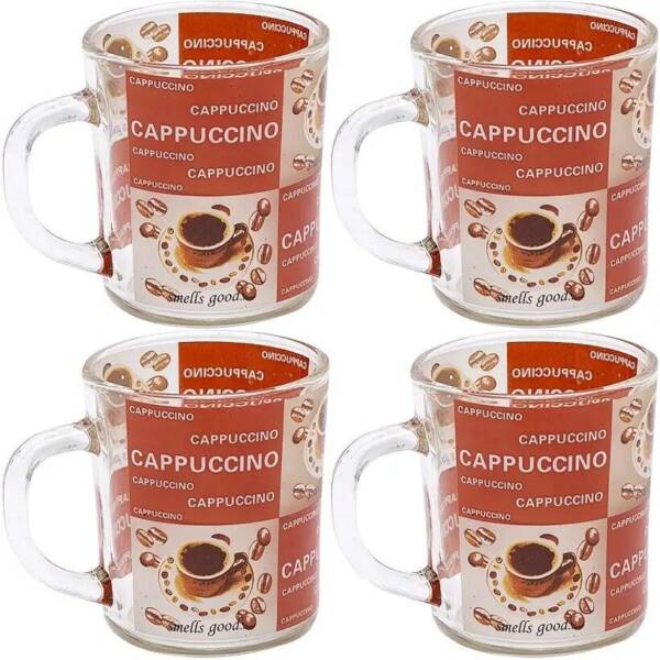 Чашка НАБОР "Cappuccino" 200мл *6шт zb024 X3-08