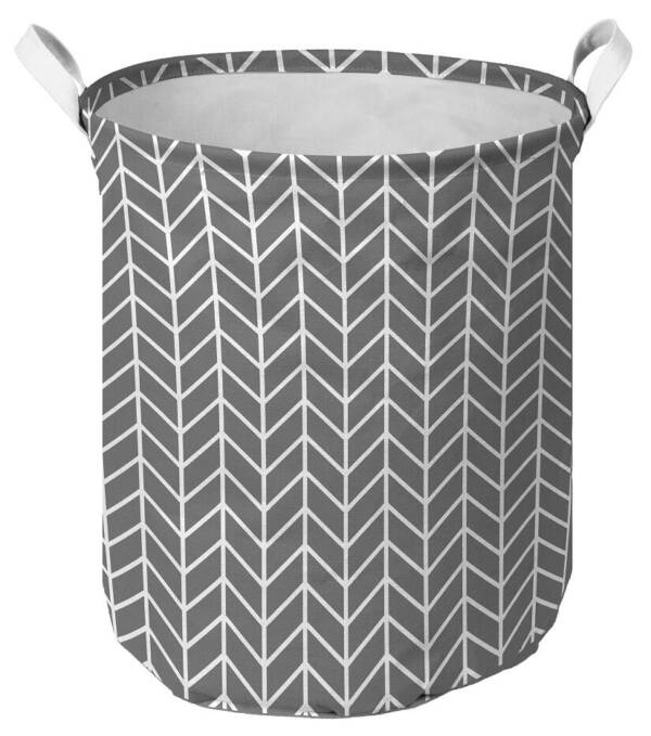 Корзина IDEA HOME TC-38 круг. ткан. Vector 35x45 см