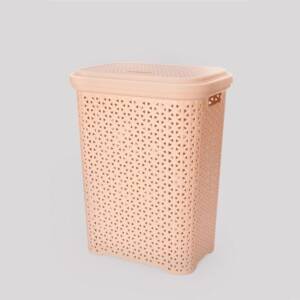 Кошик для білизни з кришкою 35л бежевийК1-406