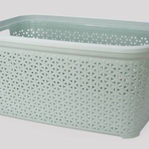Кошик без кришки з рамкою 50л світло-фісташковийК2-374