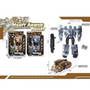 Трансформер HF 1010-6 AB (72/2) “Heavy Armor Knight”, 2 види, аксесуари, у коробці