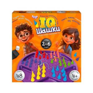 гр Розвиваюча настільна гра "IQ Шашки" IQCh-01 (10) "Danko Toys"