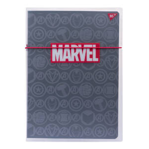 Зошит А4/48кл в пластик папці з малюнком "MARVEL
