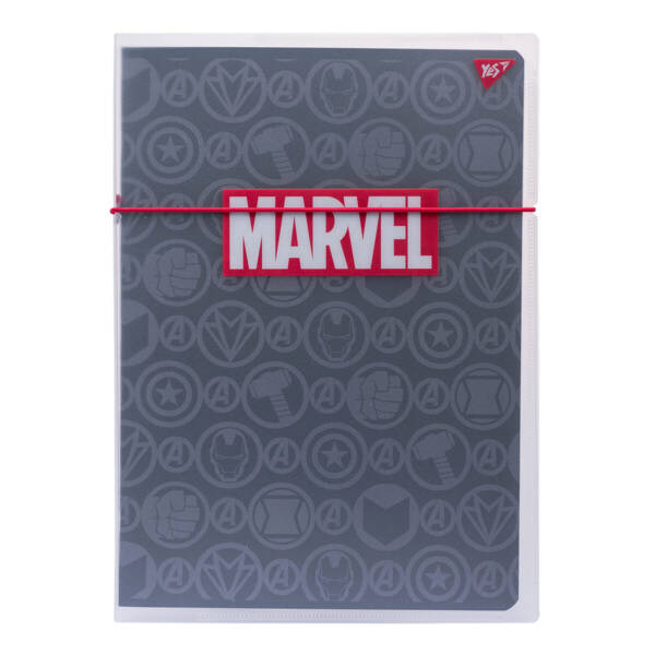 Зошит А4/48кл в пластик папці з малюнком "MARVEL