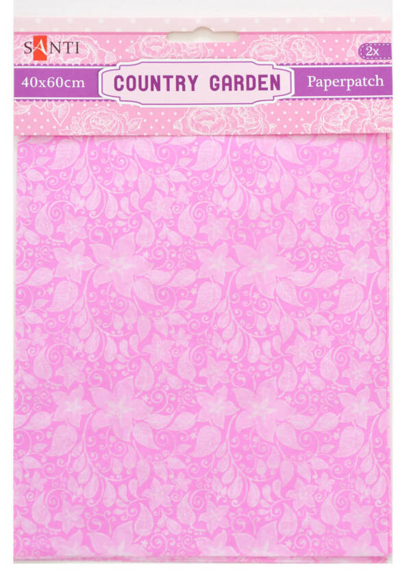 Санти бумага для декупажа, Country garden, 2 листа 40*60 см