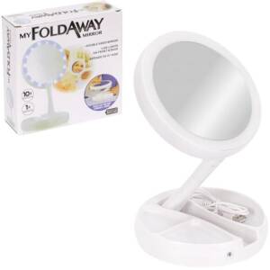 Дзеркало для макіяжу з LED-підсвіткою кругле 28613-45