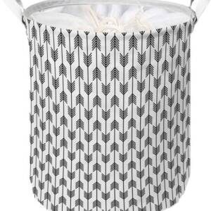Корзина IDEA HOME LY-04 круг. ткан. з/кр Arrows 40х50 см