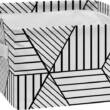 Корзина IDEA HOME TC-34 ткан. Geometry 45x30x28 см