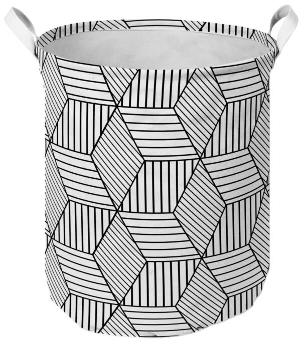 Корзина IDEA HOME TC-38 круг. ткан. Geometry 35x45 см