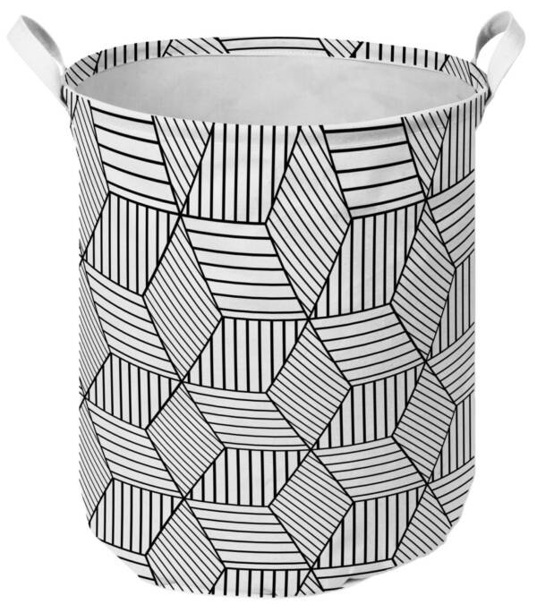 Корзина IDEA HOME TC-39 круг. ткан. Geometry 40x50 см