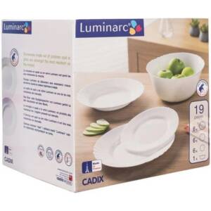 Сервіз LUMINARC CADIX /19 пр. (гл.суп.тарелка)