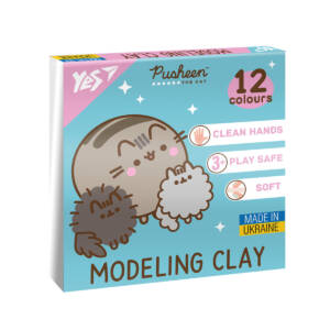 Пластилін YES, 12 кол., 240г "Pusheen"