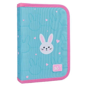 Пенал твердий YES одинарний з двома клапанами HP-04 Funny Bunny