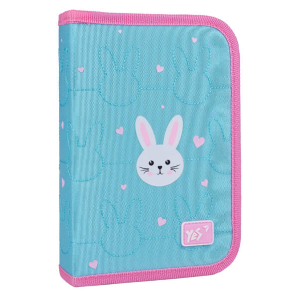 Пенал твердий YES одинарний з двома клапанами HP-04 Funny Bunny