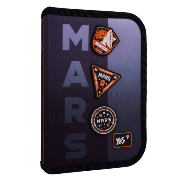 Пенал твердий YES одинарний з двома клапанами HP-04 Mars