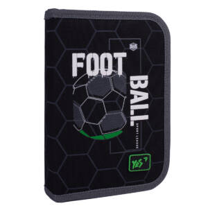 Пенал твердий YES одинарний з клапаном HP-03 Football Time