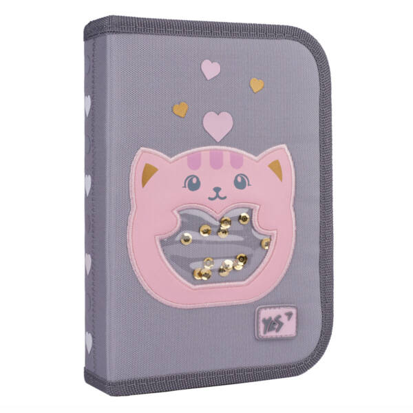 Пенал твердий YES одинарний з клапаном HP-03 With Love