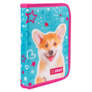 Пенал твердий Smart одинарний з двома клапанами HP-04 Corgi