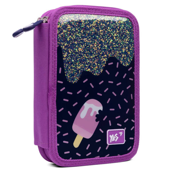 Пенал твердий YES подвійний HP-01 Sweet cream