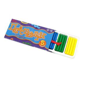 Пластилін зі стеком, 5 кол, 100г восковий Little Artist