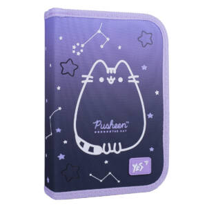 Пенал твердий YES одинарний з двома клапанами HP-04 Pusheen Stellar
