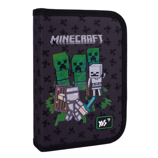 Пенал твердий YES одинарний з клапаном HP-03 Minecraft Team