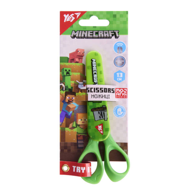 Ножиці Yes "Minecraft" 13 см  у футлярі