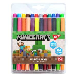 Фломастери Yes 24 кольори "Minecraft"