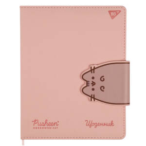Щоденник шкільний YES PU твердий Pusheen, A5, 40 аркушів