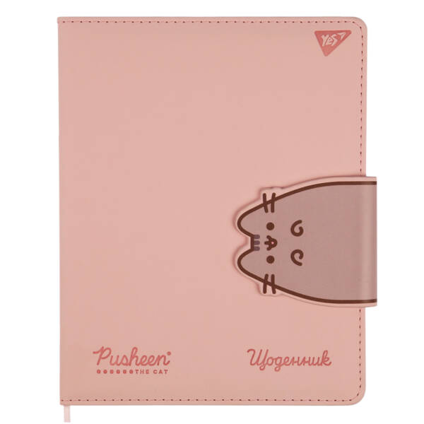 Щоденник шкільний YES PU твердий Pusheen, A5, 40 аркушів