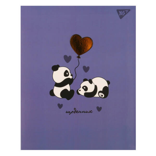 Щоденник шкільний YES інтегральний Panda, A5, 40 аркушів