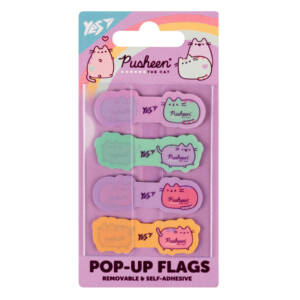 Закладки Pop-up Yes "Pusheen", пластик, 80 шт