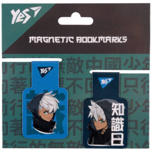 Закладки магнітні Yes "Anime boy", 2шт