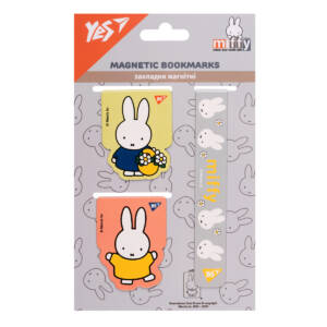 Закладки магнітні Yes "Miffy", 3 шт