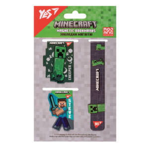 Закладки магнітні Yes "Minecraft.Boom", 3 шт