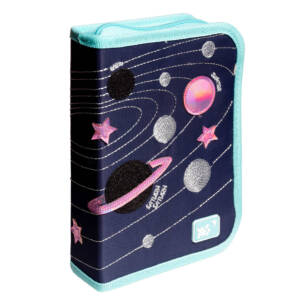 Пенал твердий YES одинарний з двома клапанами HP-04 Cosmos