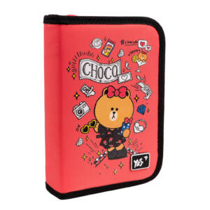 Пенал твердий YES одинарний з клапаном HP-03 Line Friends