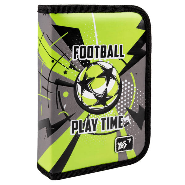Пенал твердий YES одинарний з клапаном Football HP-03