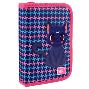 Пенал твердий YES одинарний з двома клапанами HP-04 Fantastic Kitty