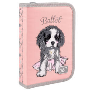 Пенал твердий YES одинарний з двома клапанами HP-04 Doggy Ballet