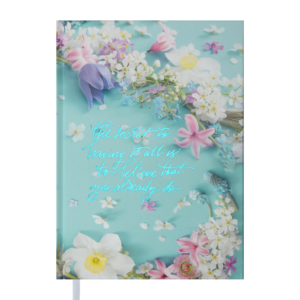 Щоденник недат. PRETTY, A5, блакитний