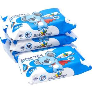 Вологі сепветки "Handy Fresh", antibacterial, 60 шт