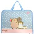 Папка-портфель Yes FC на блискавці з тканинними ручками "Pusheen. Stormy"