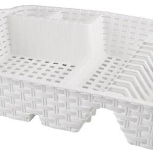 Кух.прилад VIOLET HOUSE 0757 Роттанг WHITE сушка д/пос.48*37.5*9 см