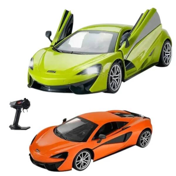 Машинка на радіокеруванні "McLaren" на батарейках оливкова/оранж 1:14 (44,5x21,5x18,5 см)/Kool Speed