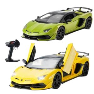 Машинка на радіокеруванні "Lamborghini" на бат. оливкова/жов. 1:14 (44,5x21,5x18,5 см)/Kool Speed