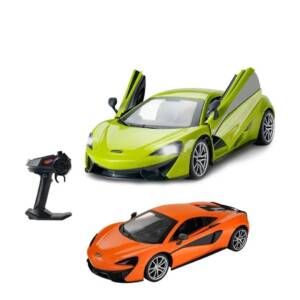 Машинка на радіокеруванні "McLaren" на батарейках оливкова/оранжева 1;16 (37,2x17x12 см)/Kool Speed